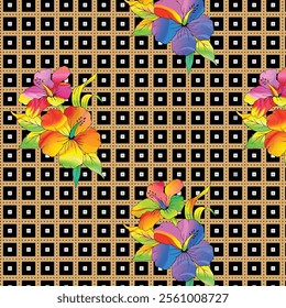 Digital textile design ornament and pattern
