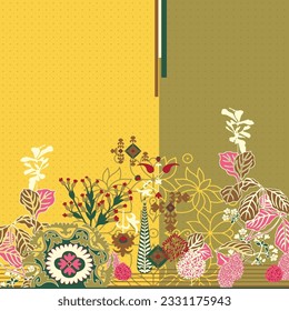 Digital and Textile Design Pattern