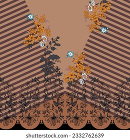 Digital and Textile Design Pattern
