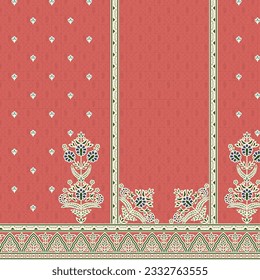 Digital and Textile Design Pattern
