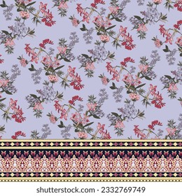 Digital and Textile Design Pattern
