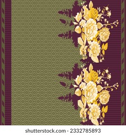 Digital and Textile Design Pattern

