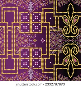 Digital and Textile Design Pattern
