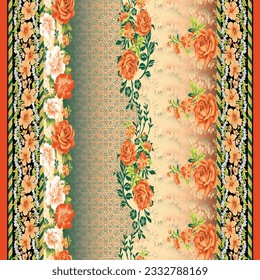 Digital and Textile Design Pattern
