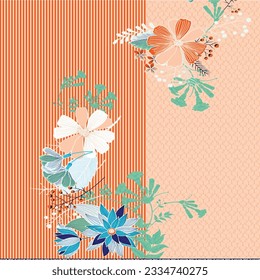 Digital and Textile Design Pattern