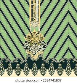 Digital and Textile Design Pattern