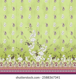 Digital and Textile Design Pattern 