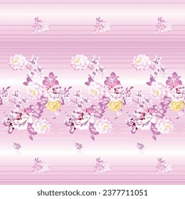 Digital and Textile Design Pattern all over vector illustration