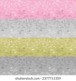 Digital and Textile Design Pattern all over vector illustration