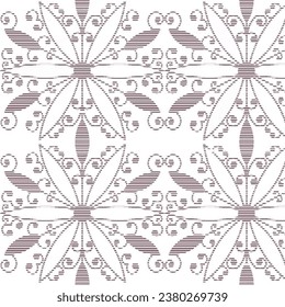 Digital and Textile Design Pattern all over vector illustration