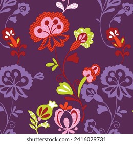 Digital and Textile Design Pattern all over