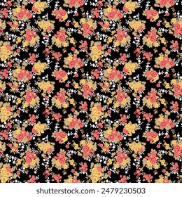 Digital and Textile Design Pattern all over vector illustration