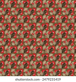 Digital and Textile Design Pattern all over vector illustration