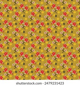 Digital and Textile Design Pattern all over vector illustration