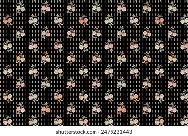 Digital and Textile Design Pattern all over vector illustration