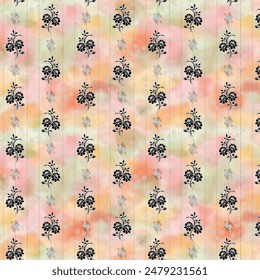 Digital and Textile Design Pattern all over vector illustration