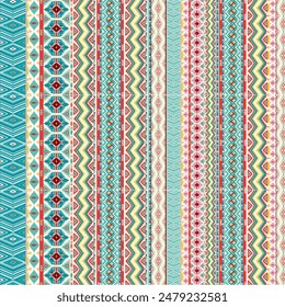 Digital and Textile Design Pattern all over vector illustration