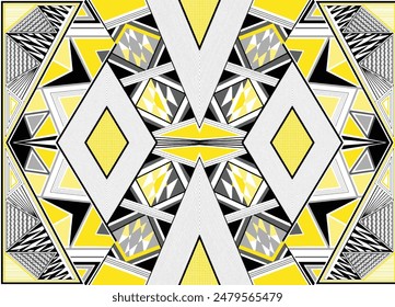 Digital and Textile Design Pattern all over vector illustration