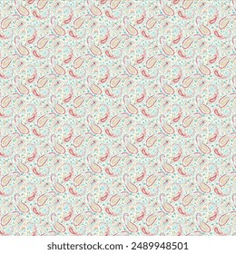 Digital and Textile Design Pattern all over