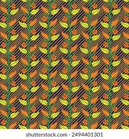 Digital and Textile Design Pattern all over vector illustration