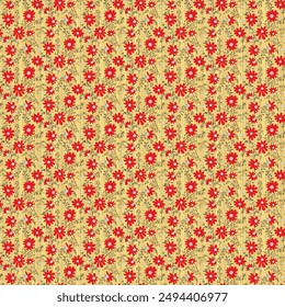 Digital and Textile Design Pattern all over vector illustration