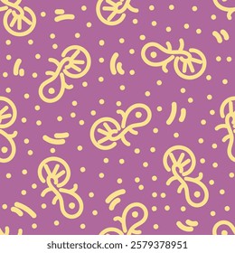 Digital and Textile Design Pattern all over vector illustration