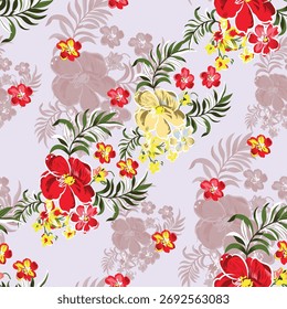 Padrão de Design Digital e Têxtil Design de Motivo Digital Arte de Ilustração de Design para impressão têxtil Para Marcas de Têxteis com flores de aquarela rosas, textura floral. Design para tampa, tecido, abs têxtil