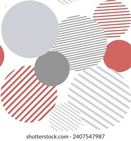 Digital And Textile Geometric Design Pattern