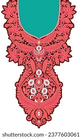 digital  textile Gola print flower 