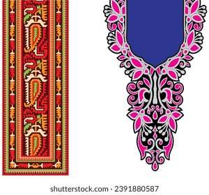 digital  textile Gola print flower 