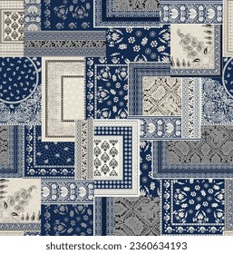 Digital And Textile Pattern Design All over