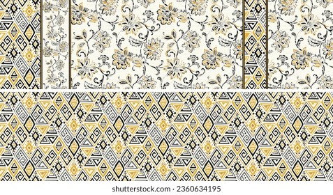 Digital And Textile Pattern Design All over