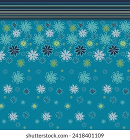 Digital And Textile Pattern Design All over