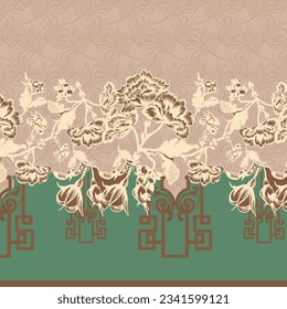 Digital and textile prints patterns
Traditional Ethnic Indian Art Paisley Bowtie Design with Beautiful Intricate Geometric Border vector Design Fashion, Fabric, Textile,