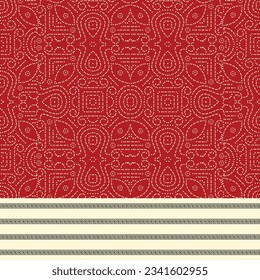 Digital and textile prints patterns
Traditional Ethnic Indian Art Paisley Bowtie Design with Beautiful Intricate Geometric Border vector Design Fashion, Fabric, Textile,