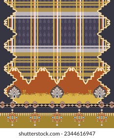 Digital and textile prints patterns
Traditional Ethnic Indian Art Paisley Bowtie Design with Beautiful Intricate Geometric Border vector Design Fashion, Fabric, Textile,