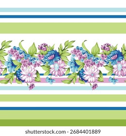 Coleção de design de padrão sem emenda têxtil digital