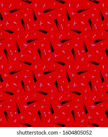 Digital Textile Seamless Pattern Illustration 