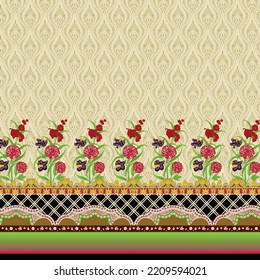 Digital And Textile Shirt Design Pattern