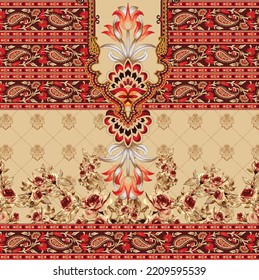 Digital And Textile Shirt Design Pattern