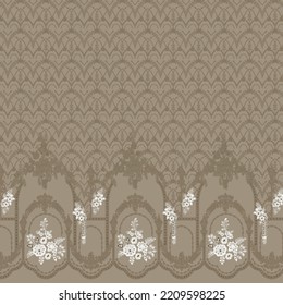 Digital And Textile Shirt Design Pattern