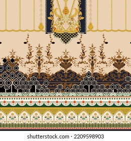 Digital And Textile Shirt Design Pattern
