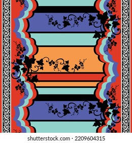 Digital And Textile Shirt Design Pattern