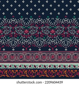 Digital And Textile Shirt Design Pattern