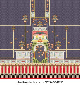 Digital And Textile Shirt Design Pattern