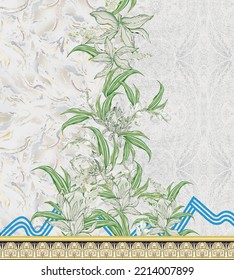 Digital And Textile Shirt Design Pattern