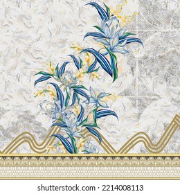 Digital And Textile Shirt Design Pattern