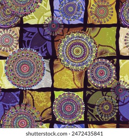#Digital Textiles Diseños, Bordes Sin Costura, Patrones Sin Costura, Flores, Flores, Todo Sin Costura Patrones Y Texturas, Motivo Y Ilustraciones-Patrón Sin Costura Flores De Fondo Stock