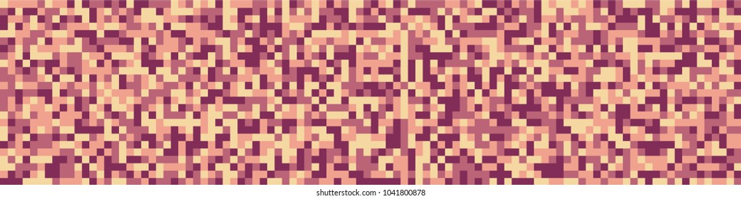 Digital texture. Geometric pattern with colorful elements for poster or banner. Horizontal halftone background with color elements for your design. Vector texture.