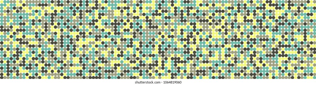 Digital texture. Geometric pattern with colorful squares for print or mobile application. Horizontal halftone background with color squares for your design. Vector texture.